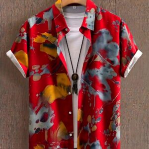 MAROON COLOUR PRINT ( 3 )